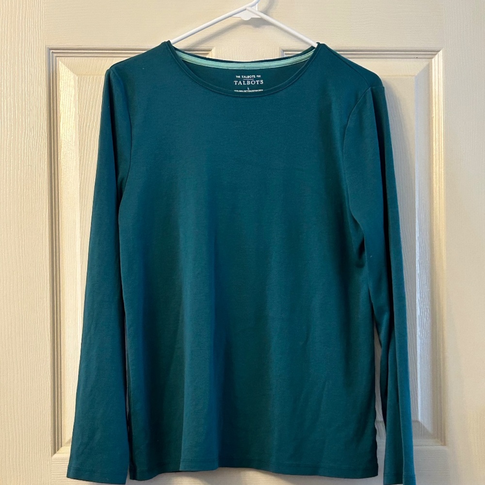 Talbots Pima cotton long sleeve t-shirt